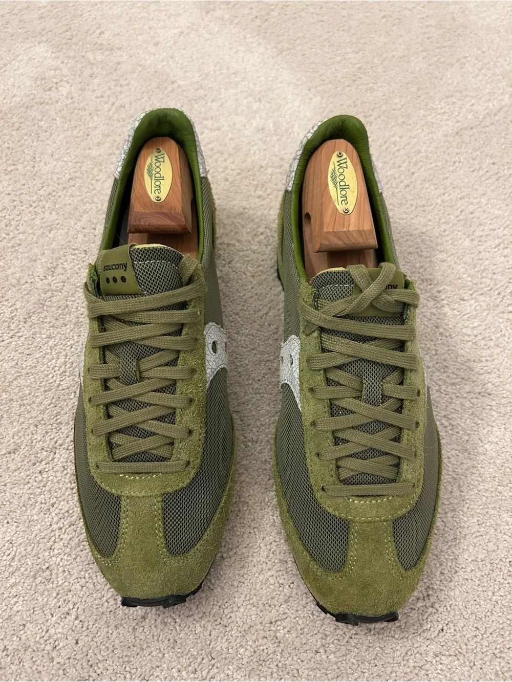 Saucony Silo Gripper S in Caramom and Pine